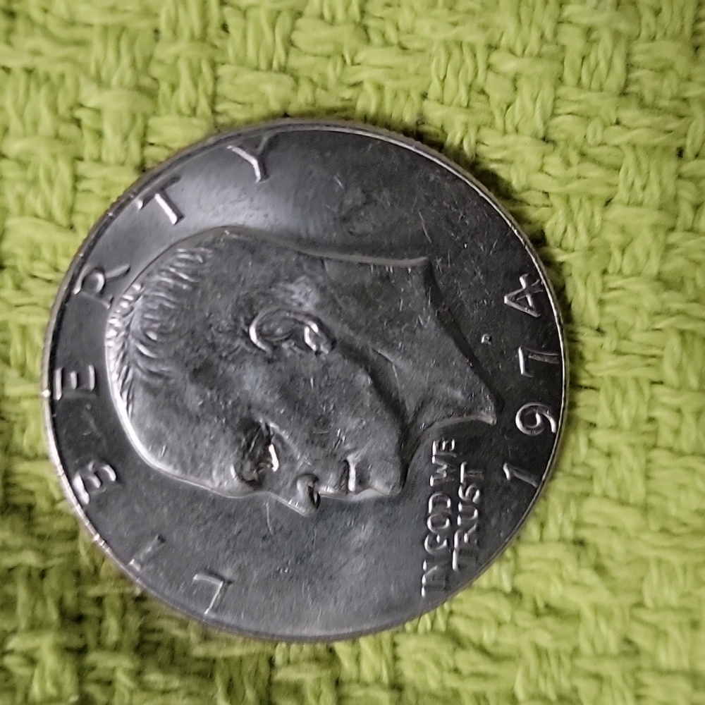 1974 Eisenhower Dollar Coin